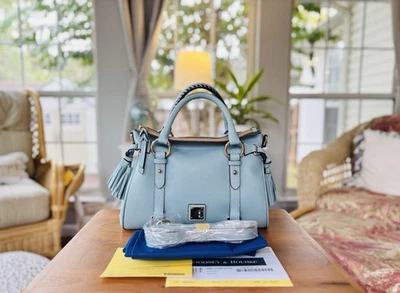 Dooney & Bourke Dusty Blue Sorrento Satchel Handbag 🩵 - Image 1 of 4
