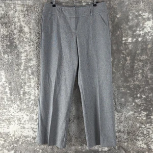 Apt 9 Size 10S Stretch Flat Front Straight Leg Pants Gray Button Zip CAsual - Picture 1 of 12