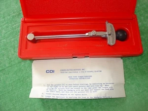 VINTAGE CDI TORQUE WRENCH #1002BIFI 0-100 INCH POUNDS MADE IN USA - Picture 1 of 7
