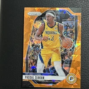 2024-25 Panini Prizm - Pascal Siakam #62 Orange Ice Prizm Indiana Pacers Mint! - Picture 1 of 5