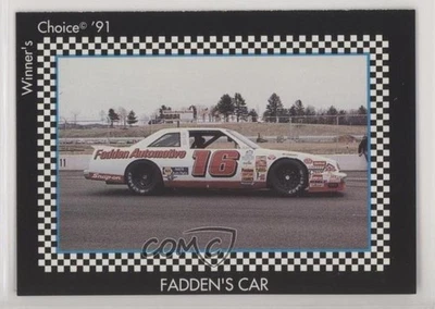 1991 Winner's Choice New England's Finest Stub Fadden Fadden's Car #74 - Image 1 of 2