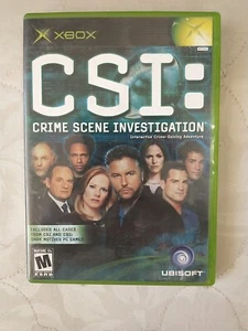 CSI Crime Scene Investigation Xbox + Reg Card MD Complete CIB - (See Pics) - Picture 1 of 11