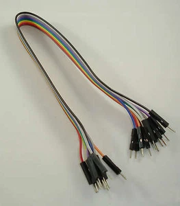 10 Dupont Prototype Cable Male/Male Macho/Macho 300mm Arduino - Imagen 1 de 1