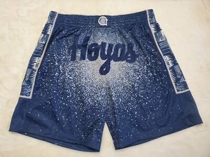 Mitchell And Ness NCAA Swingman Shorts GeorgeTown Hoyas 1996 Mens SZ 2XL New NWT - Picture 1 of 10