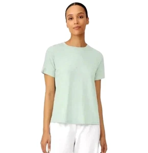 Neu mit Etikett neu Eileen Fisher Bio-Baumwolle Stretch Jersey weich hellgrün T-Shirt S $ 78 - Bild 1 von 4