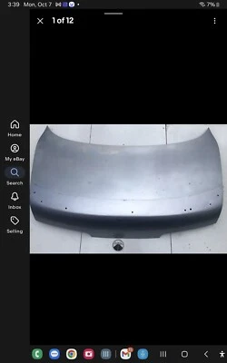 1992-2000 Lexus SC300 SC400 Rear Trunk Lid Silver  - Image 1 of 4