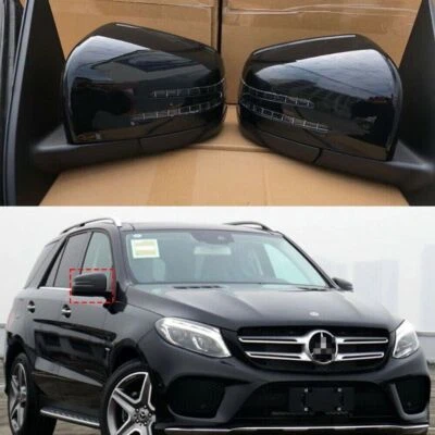 2Pcs W166 Side Rear View Wing Mirror Set for Mercedes Benz M Class ML350 ML450 - Image 1 of 4