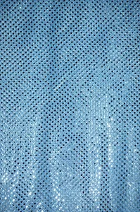 CONFETTI SEQUIN DISCO DOT KNIT BABY B FABRIC 3MM POLKA DOT PAGEANT DANCE CHEER - Picture 1 of 1