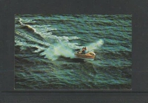 Postcard-Lifeboat-Weston Super Mare-Mclachlan Type inshore lifeboat at speed - Picture 1 of 2