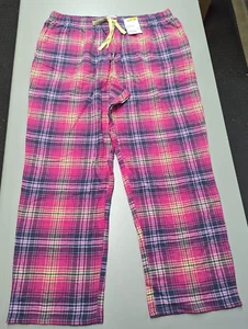 Sonoma Straight Fit High Rise The Everyday Pajama Pant - Pink Size 1X - Picture 1 of 6
