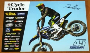 2019 Brandon Hartranft signed Yamaha YZ250F Supercross Motocross Poster - Picture 1 of 1