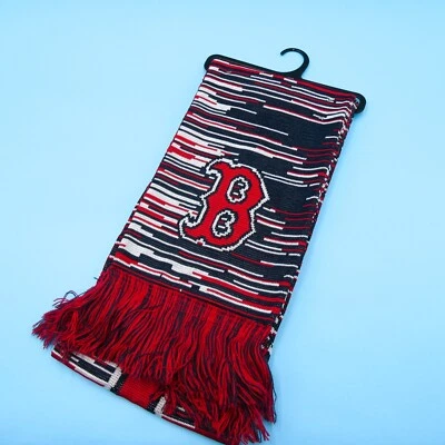 Cachecol Boston Red Sox inverno adulto masculino feminino FOCO vermelho azul beisebol inverno novo - Imagem 1 de 2
