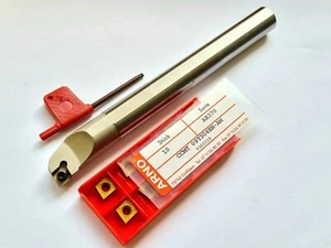 10x CCMT 09T304EN-AM AR370 (ARNO) + 1x asta di foratura 95° S16Q SCLCR 09  - Foto 1 di 1