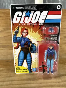 G.I. Joe Haslab SCARLET, ARAH, COUNTER INTELLIGENCE, CARDED, new, UNPUNCHED - Picture 1 of 8