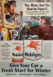 1941 Texaco Chevron Print Ad Vintage Ephemera Wall Art Decor by Fred Allen - Picture 1 of 1