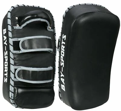 BAY® LEDER THAIPAD Schlagpolster Schlagkissen Pratzen MMA Thaiboxen UFC UFA K1 - Bild 1 von 4