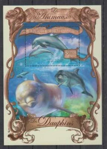N607. Guinea - MNH - 2013 - Naturaleza - Fauna - Vida Marina - Delfines - Bl - Imagen 1 de 1