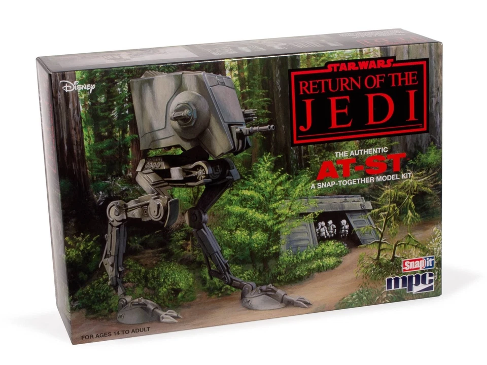 Star Wars: Return of the Jedi AT-ST Walker Plastic Model Kit - MPC 1/100 - Image 1 of 1