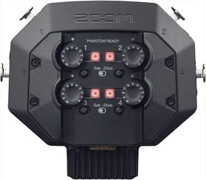 Zoom EXH-8 XLR Capsule with 4 Microphone Inputs for H8 Recorder Black Japan NEW - Picture 1 of 5
