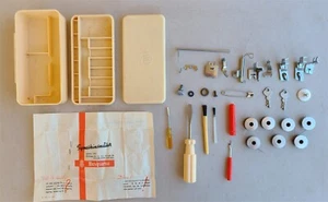 VINTAGE NÄHMASCHINE HUSQVARNA CLASS 20 - BOX MIT ZUBEHÖR MIT SCHWEDEN ANLEITUNG - Bild 1 von 10