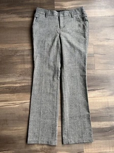 Body By Victoria Wool Blend Trouser Pants The Marisa Fit Lined Brown Tweed 8 New - Picture 1 of 14