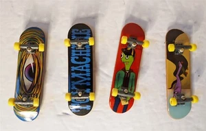TECH DECK TOY MACHINE LOT 4 FINGERBOARDS RARE LOGO Billy Marks Monster - Picture 1 of 2
