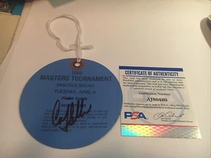 Craig Stadler 1982 Masters Winner Signed 1982 Master Ticket PSA DNA - Picture 1 of 2