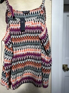 BNWT MARKS & SPENCER COLLECTION MULTI STRAPPY TOP SIZE 24 - Picture 1 of 10