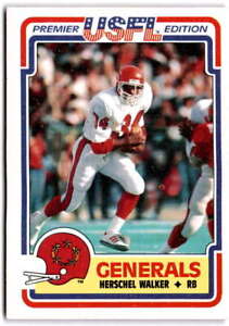 1984 Topps USFL #74 HERSCHEL WALKER RC Rookie  New Jersey Generals Football