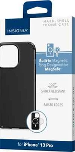 Insignia- Hard Shell Case with MagSafe for iPhone 13 Pro - Black - Picture 1 of 6