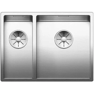 Blanco Claron 340/180-U Right Hand Bowl Steel Undermount Kitchen Sink UK Supply - Image 1 of 2