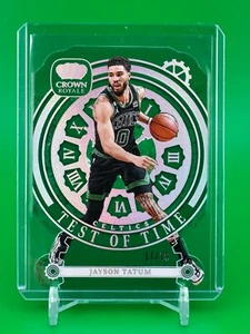 2023-24 Panini Crown Royale - Test Of Time Silver #2 Jayson Tatum /18 Celtics - Picture 1 of 2