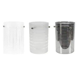 Easy Fit Glass Lampshade Cylinder Ceiling Pendant Light Shade Bedroom Lighting - Picture 1 of 20