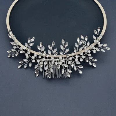  Pettine per in cristallo Copricapo moda per da sposa creativo Ornamento per - Immagine 1 di 4