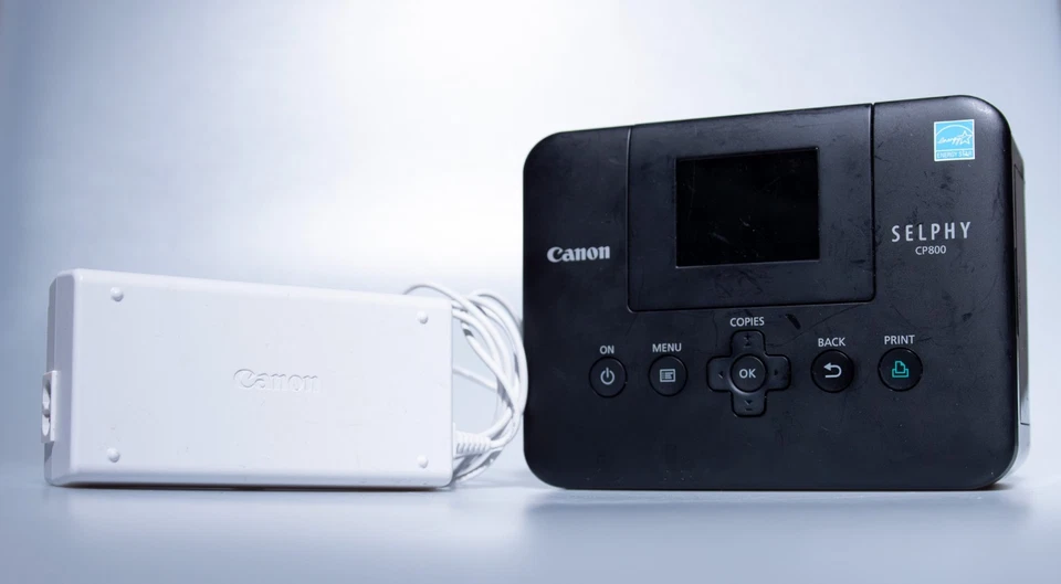 Canon Selphy CP800 Compact Photo Printer - Powers On Reads Cards - Image 1 of 4