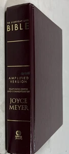 The Everyday Life Bible Amplified Version Joyce Meyer Commentary Faith Words - Foto 1 di 6