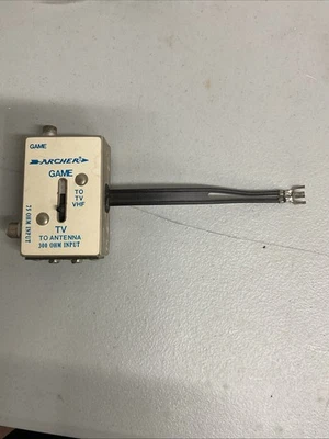 Vtg Archer Game TV to Antenna VHF UHF Switch Box Switcher Adapter - Image 1 of 2