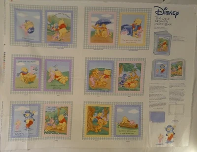 Painel de livros de tecido CUT AND SEW THE DAYS OF HUNNY Winnie Pooh # 5769 - Imagem 1 de 4