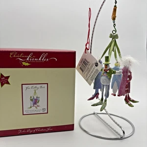DEPT 56 Christmas Krinkles 4 Calling Birds Ornament Patience Brewster LESEN - Bild 1 von 7