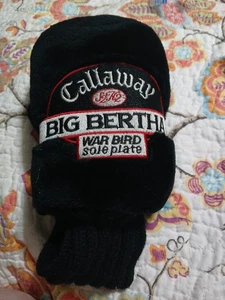 CALLAWAY Golf Big Bertha War Bird Sole Plate Divine Nine GOLF CLUB COVER black - Picture 1 of 5