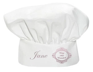 Personalised adult Chef's hat wine label design ideal fun gift name and age - Picture 1 of 2