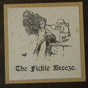 handgefertigte G&S Gilbert & Sullivan Grußkarte PIRATEN / DIE WANKELMÜTIGE BRISE - Bild 1 von 1