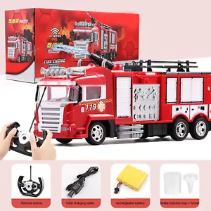 RC Feuerwehrauto ferngesteuertes Spielzeug Feuerwehr Auto Ferngesteuert Akku - Bild 1 von 5