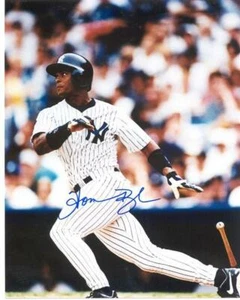 Homer Bush Autographed 8x10 - Yankees - Picture 1 of 1