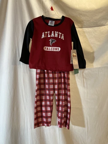 Atlanta Falcons NFL Kid's Pajama Top & Bottom PJ  Size 4T - NWT ￼￼ NFL Apparel Cover