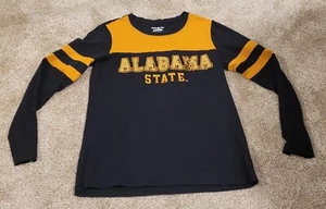 ALABAMA STATE Langarmshirt mit Paillettenverzierung Damen Large - Bild 1 von 6
