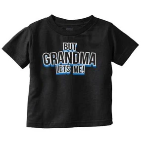 Spoiled By Grandma Nana Cute Birthday Gift Toddler Boy Girl Youth T Shirt Tee - Picture 1 of 8