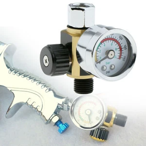 Air Pressure Regulator Spray Gun For Devilbiss & Iwata Kits Air Regulator Gauge - Picture 1 of 11