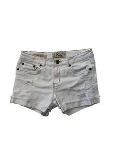 Lucky Brand Riley Short Roll Up Shorts White Girls Size 10 25x3 Good Condition - Picture 1 of 9
