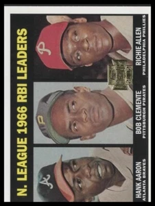2002 Topps Archives #193 Hank Aaron / Roberto Clemente / Richie Allen - Picture 1 of 2